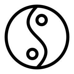 Yin yang icon