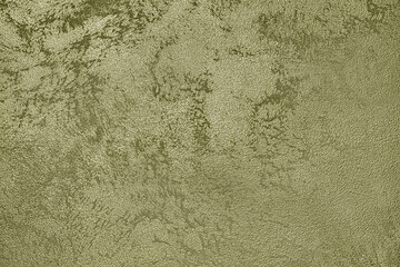 Texture of golden decorative plaster or concrete. Grunge background for design.