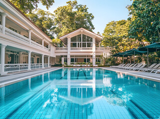 luxury villa with pool