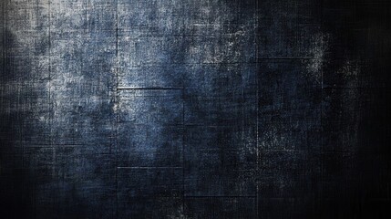 Navy Blue Grunge Background with Subtle Glow, Deep textured surface creating a moody atmosphere, perfect for digital or print design use