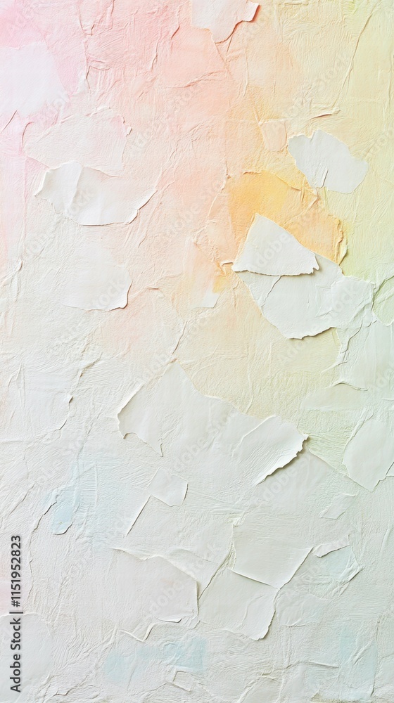 Poster soft pastel textured background with subtle paper layer effects