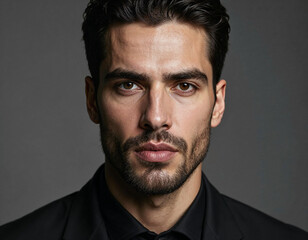 Fototapeta premium Serious Man with Beard