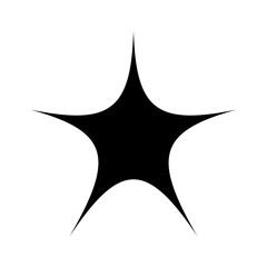 Obraz premium Simple starburst shiny flash pattern