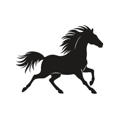 Fototapeta premium Graceful Horse Silhouette Design