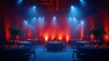 Elevate corporate gatherings scene decoration ideas event venue visual inspiration evening ambiance planning details