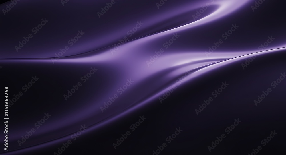Aufkleber dark purple smooth curves. abstract gradient design with texture and shadow.