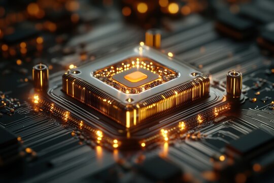Exploring quantum computing innovations technology lab abstract visuals digital environment close-up advanced concepts