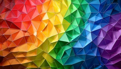 rainbow coloration spectrum low polygon background internet site historical past