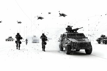 Modern Military Warfare Combat  - Advanced Battlefield Strategy