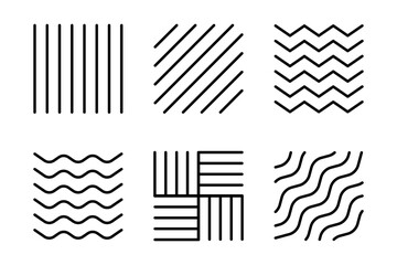Geometric pattern icon. Zigzag texture sign. Wave ornament symbol.