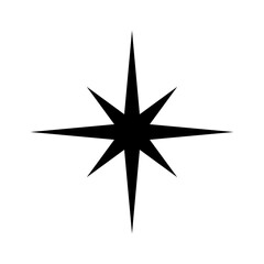 Magic flare effect star shape