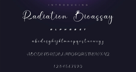 signature Font Calligraphy Logotype Script Brush Font Type Font lettering handwritten