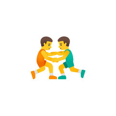 Wrestlers Emoji
