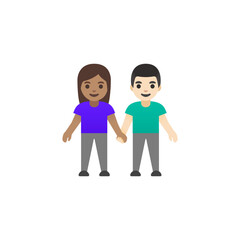 Couple Holding Hands Emoji
