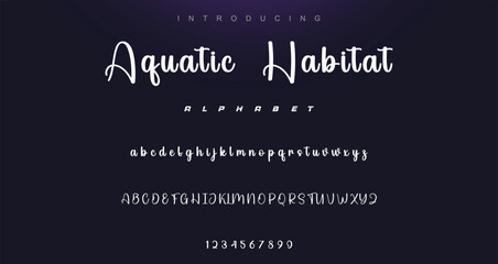 signature Font Calligraphy Logotype Script Brush Font Type Font lettering handwritten