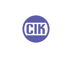 CIK logo design vector template. CIK