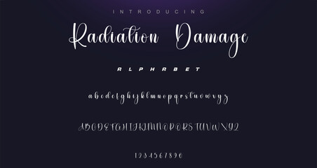 signature Font Calligraphy Logotype Script Brush Font Type Font lettering handwritten