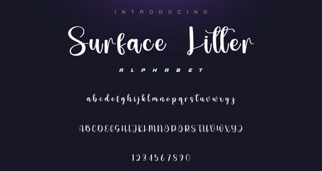 signature Font Calligraphy Logotype Script Brush Font Type Font lettering handwritten
