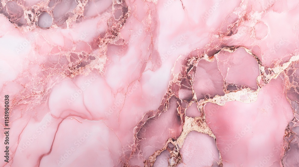 Poster luxurious flowing pink marble texture abstract background with gentle swirling patterns in soft past