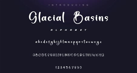 signature Font Calligraphy Logotype Script Brush Font Type Font lettering handwritten