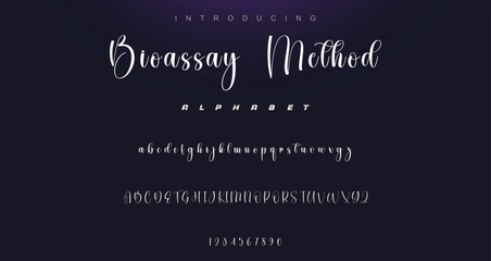 signature Font Calligraphy Logotype Script Brush Font Type Font lettering handwritten