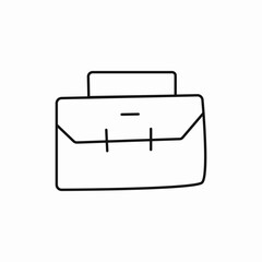Briefcase icon vector sign business vector sign