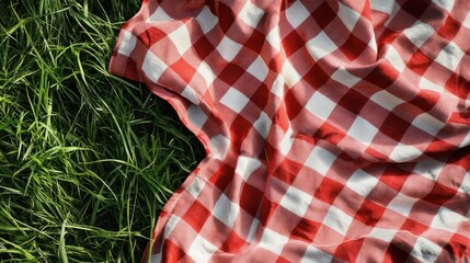 The Red Checked Picnic Blanket