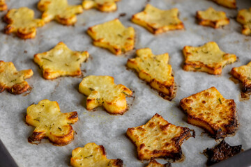 Festive Christmas-Shaped Baked Potato Appetizer