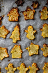 Festive Christmas-Shaped Baked Potato Appetizer