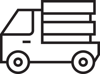 lorry truck icon