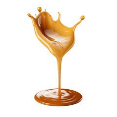 a liquid splashing out of a glass