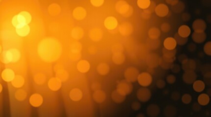 Obraz premium Soft golden bokeh lights illuminate a serene winter backdrop, creating an enchanting visual feast that evokes a sense of warmth and magic during the chilly season