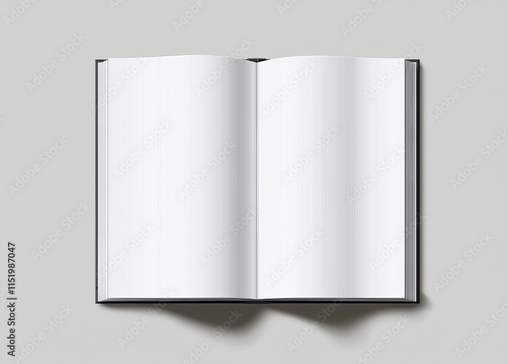 Aufkleber blank chart design mockup in 3d illustration, isolated with a clipping path. display mockup of a fol