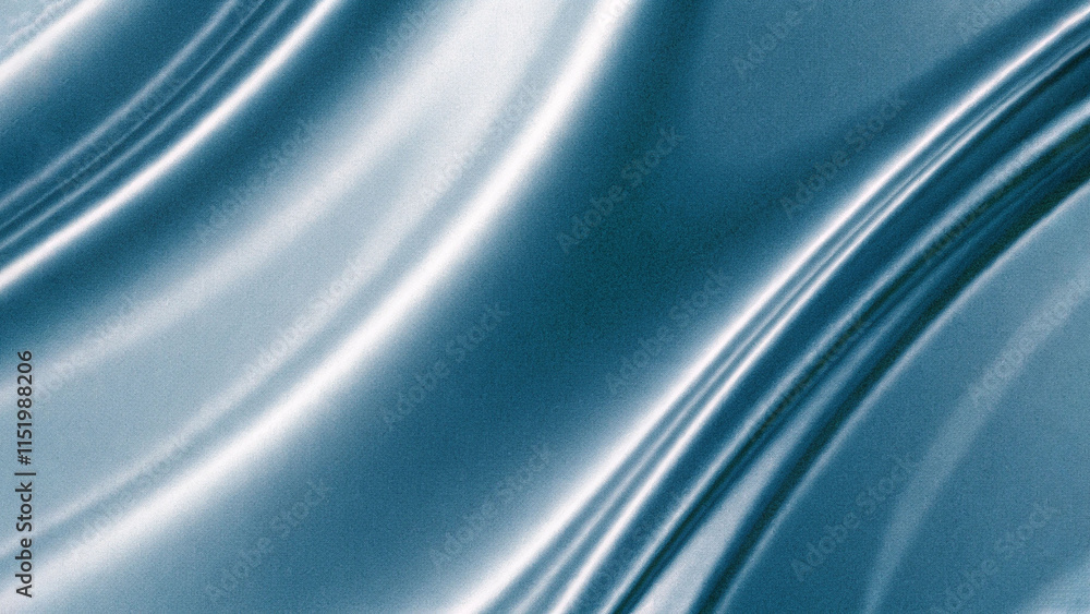 Poster Grainy gradient abstract background blue white glowing color shape on a black background colorful poster web banner design. Abstract dynamic blurred gradient color background 