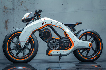 Electric E-Bikes, Bicycle Sleek Minimalist Design