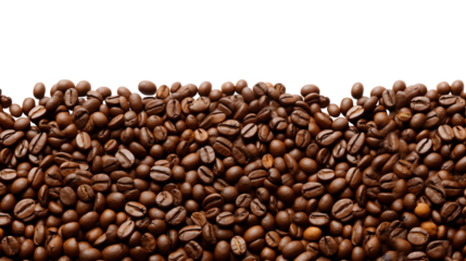 a pile of coffee beans