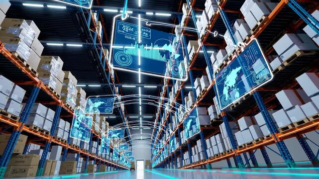 Innovative technology transforms warehouse logistics with automated systems and data management