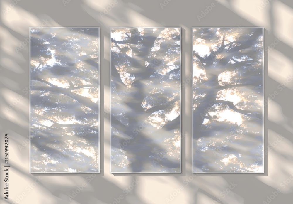 Poster a 3d-generated image showing a leaflet mockup open against a gray background.