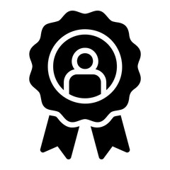 award glyph icon