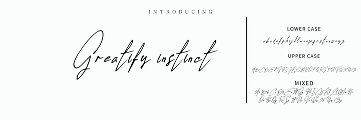 Signature Font Calligraphy Logotype Script Font Type Font lettering handwritten
