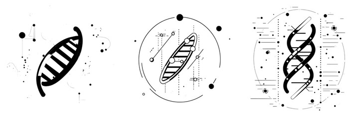 A vibrant DNA helix representing the diversity and intricacy of genetics.
