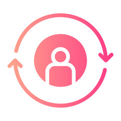 user gradient icon