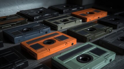 The Colorful Vintage Cassette Collection