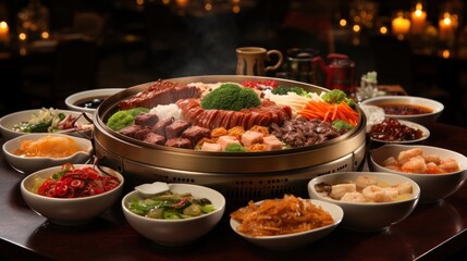 A Lavish Chinese Feast: A Culinary Delight