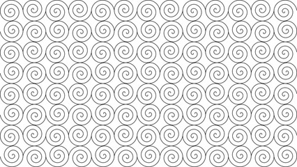 Seamless Pattern with Spirals