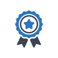 Star Badge Ribbon Icon