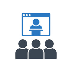 Virtual Conference Icon