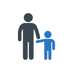 Father Child Connection Icon