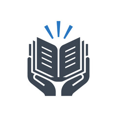 Book Sharing Learning Icon