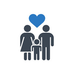 Family Heart Care Icon
